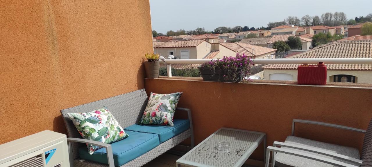 Appartement Avec Grande Terrasse A 15 Mn De La Mer Saint-Esteve  Bagian luar foto